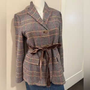 Ann Mashburn Plaid Blazer - NEW!